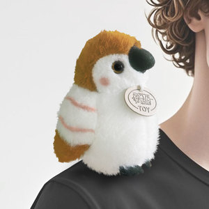 Vendite calde nuovo Design a spalla in piedi uccello pappagallo pellicano tucano allodola peluche giocattolo di peluche regalo per bambini - Product Image 5