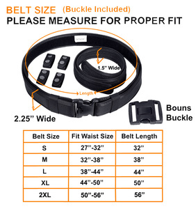 Cinturón Táctico de Nailon 1680D de Seguridad, en Oferta, con Hebillas de Plástico Duraderas y Cómodas para Uso en Exteriores - Product Image 5