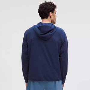 Chaqueta Casual Personalizada para <span class=keywords><strong>Hombre</strong></span>, con Cierre, Estilo Deportivo, Transpirable, Resistente al Viento e Impermeable, para Gimnasio - Product Image 2