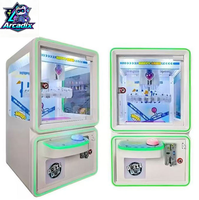 Machine à griffes 2-en-1 à monnayeur, distributeur de prix, combo d'arcade commercial, cadeau promotionnel à vendre