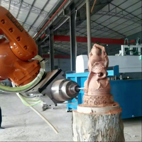 Robot de Grabado CNC Automático para Madera, Piedra, Metal, Espuma y Moldes, con Configuración Personalizada