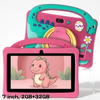 YPORANGE Tablet Anak Dinosaurus Baru 7-Inci IPS 1024*600 Quad Core 2G+32GB Penyimpanan 3000MAH Android 12 Wi-Fi 0.3MP+2MP OEM/ODM