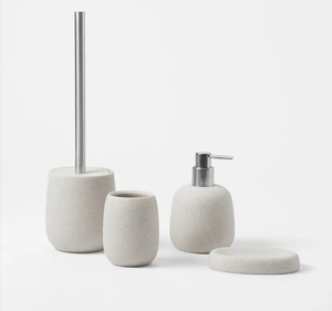 BEST Dailyart Ensemble d'accessoires de salle de bain en résine écologique quatre pièces - Product Image 1