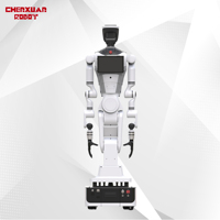 Robot Humanoide de Servicio con Ruedas, Robot Humanoide con Base de Ruedas Impulsado por IA, Robot Humanoide Móvil Inteligente