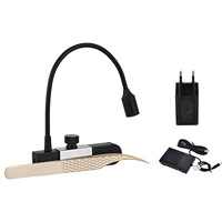 Lampe UV LED portable 1,8W pour extensions de cils, séchage rapide du gel adhésif en 2 secondes, appareil pour faux cils EN62471