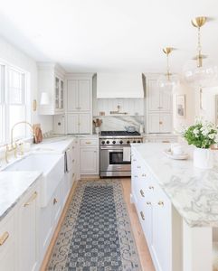 Étagère murale de cuisine laquée contemporaine haute brillance Rangement de cuisine avec siège Armoire avec <span class=keywords><strong>porte</strong></span> en verre - Product Image 4