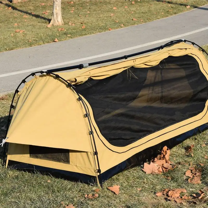 High Quality Outdoor Camping Waterproof Ripstop Canvas Fabric Swag Tents USA For Sale