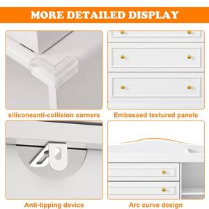 Table à <span class=keywords><strong>langer</strong></span> pour bébé Design d'emballage incurvé Étagères réglables <span class=keywords><strong>Armoire</strong></span> pour bébé <span class=keywords><strong>Armoire</strong></span> portable Meubles pour bébé - Product Image 6