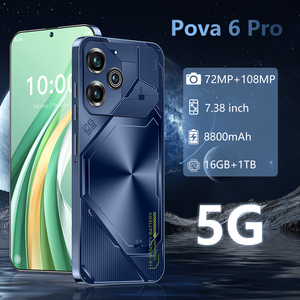 Teléfono Inteligente POVA6 Pro 5G LET de Alto Rendimiento, Teléfono Móvil Dual SIM con CPU Deca Core, Procesador MTK, GPS, Nuevo y Económico - Product Image 4