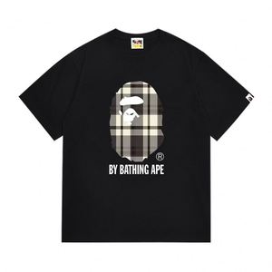 T-shirt tendance pour homme 2026, version haute qualité 1:1, en stock, 100% coton, col rond, coupe classique, respirant, imprimé Bapees - Product Image 3