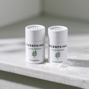 Empaquetado de tubo de condimento de polvo seco de papel Kraft Premium biodegradable impreso personalizado con parte superior de coctelera - Product Image 3