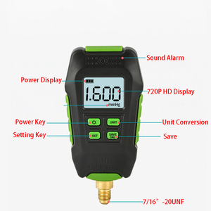 エッセンシャルデジタル真空マノメーター72psi/0.5Mpa圧力ゲージの正確な測定値保証 - Product Image 4