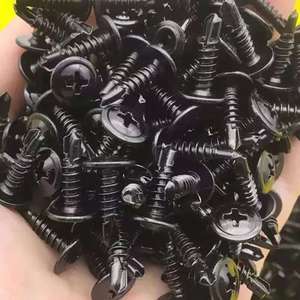 Vis autotaraudeuse noire M4.2x10 13 16 19 25 32 38 à tête fraisée Phillips en fer de grade A niveau 10.9 pour serrage - Product Image 1