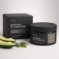 Produsen Label Putih Minyak Alpukat Profesional Premium Alami Lembut Efektif Canggih Harian Kaya Murni Segar Salon Hair Butter