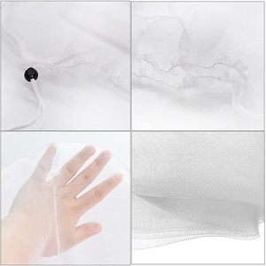 Bền 60 lưới côn trùng bằng chứng nhà kính Net Bìa dày mưa đá Net cho nông nghiệp vườn & rau giống hàng rào - Product Image 4