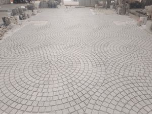 Sh đá tự nhiên G603 <span class=keywords><strong>grey</strong></span> <span class=keywords><strong>Granite</strong></span> 2.6M mô hình thông tư paver ngoài trời đường lái xe lát đá lưới đá cuội - Product Image 3