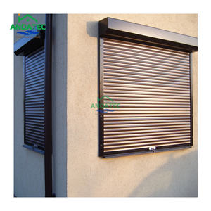 Volets roulants Hurricane Volets de fenêtre robustes en alliage d'aluminium Volets extérieurs de <span class=keywords><strong>magasin</strong></span> de garage à domicile pour une sécurité accrue - Product Image 1