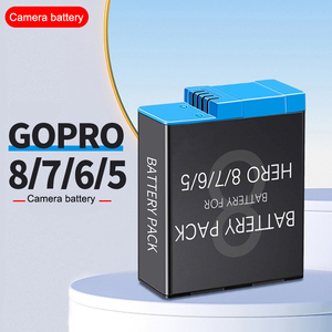 Batería recargable de 1220mAh <span class=keywords><strong>para</strong></span> <span class=keywords><strong>GoPro</strong></span> Hero <span class=keywords><strong>8</strong></span> 7 6 5, accesorios negros <span class=keywords><strong>para</strong></span> cámara de vídeo deportiva de acción en Stock - Product Image 2