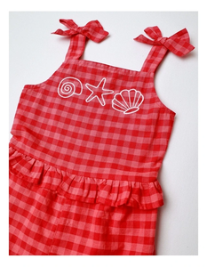 ชุดเดรสผ้าฝ้ายสำหรับเด็กผู้หญิง คอลเลกชันฤดูร้อน โดดเด่นด้วยสไตล์ที่น่าดึงดูด ให้สัมผัสนุ่มสบายและสวมใส่ง่าย เหมาะสำหรับทุกวันและโอกาสพิเศษ - Product Image 2