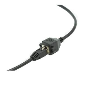 Ligne d'extension RJ45 en cuivre pur avec oreille <span class=keywords><strong>fixe</strong></span> avec trou de vis Réseau RJ45 ligne d'extension mâle à femelle - Product Image 2