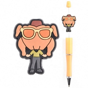 Venta al por mayor de cuentas de punto focal personalizadas para la venta equipo de fútbol Taylor Bad Bunny Karol G POP STAR Selena bolígrafos encantos Decoración - Product Image 5