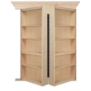 Estantería Interior Invisible Habitación Secreta Estantes de libros de madera maciza Puerta Estantería oculta Puerta Murphy Puertas ocultas - Product Image 4