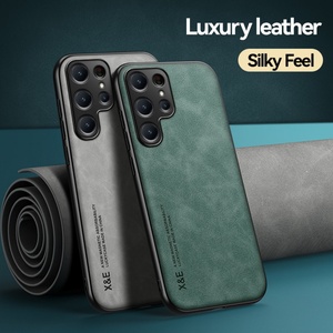 Funda Protectora para Samsung Galaxy S25 Ultra S24 Plus, Funda de Piel de Oveja de Lujo, Antigolpes, Funda de Teléfono de Cuero PU al por Mayor de Fábrica - Product Image 2