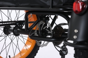 Tricycle électrique robuste pour adultes, avec moteur central, pneus larges, batterie lithium 48V 500W, idéal pour le transport de marchandises (OEM usine) - Product Image 6
