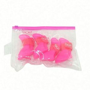 Zapatos de Goma Impermeables, Antideslizantes y Ecológicos para Perros, Botas de Lluvia para Perros y Gatos, Color Caramelo, Suministros Portátiles - Product Image 4
