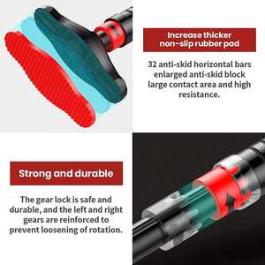 Barra de Dominadas Multifuncional de Metal para Montar en la Pared, para Uso Doméstico, para Ejercicios de Gimnasio en la Puerta, ZJFIT - Product Image 4