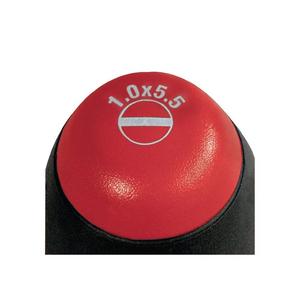 WIHA Tournevis 302 lame de coupe largeur 3 mm L 100 mm manche multi-composants lame ronde - Product Image 3