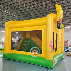 Juguetes <span class=keywords><strong>de</strong></span> <span class=keywords><strong>Bob</strong></span> <span class=keywords><strong>Esponja</strong></span> <span class=keywords><strong>de</strong></span> dibujos animados, casa inflable <span class=keywords><strong>de</strong></span> rebote y Tobogán, juguetes comerciales para niños, Castillo que rebota - Product Image 4