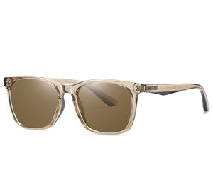 Occhiali da Sole Vintage in Vetro per Uomo e Donna, Nuovo Stile Quadrato con Rivetti, Montatura <span class=keywords><strong>Blu</strong></span> e Bianca, Logo Personalizzato, Protezione UV, Minimo 1 Pezzo - Product Image 3