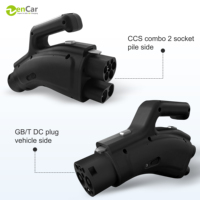 Adaptateur de charge EV CCS2 vers GBT 250A, convertisseur d'adaptateur de chargeur EV DC haute puissance pour véhicules électriques BYD VW ID 4