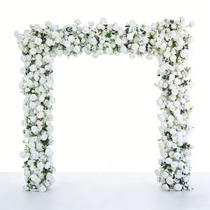 Arche florale, fond de scène de mariage, décoration de scène, fleurs artificielles, cercle floral rond, tendance sur les réseaux sociaux - Product Image 5
