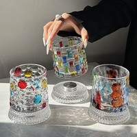 Verres à whisky rotatifs populaires 300 ml – Ensemble cadeau créatif pour vin, bière, thé, idéal pour le bar