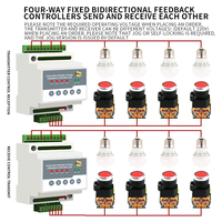 120V Télécommande sans fil à quatre voies Io Module PLC Switch Four-Transmit One-Receive/Four-Receive 10A Max. Current 110V Max.