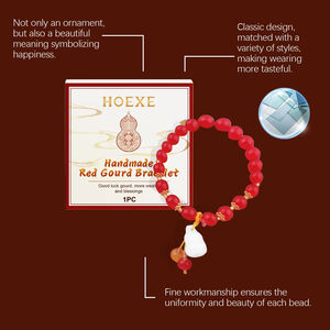 Handmade Red Gourd Strings Stylish Elegant Durable Niche Design Dating Red Strings - Product Image 4