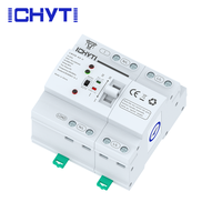 CHYT 220V 2 pôles 4 pôles 63A ATS Commutateur de transfert automatique double alimentation pour boîtier étanche sur rail DIN