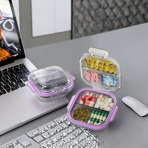 Nouvelle arrivée : Boîte portable pour 7 jours, boîte à pilules hebdomadaire en plastique de qualité supérieure pour pilules, compléments et vitamines - Product Image 3