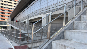 Stainless <strong>Steel</strong> Fencing Mesh Guardrails Wall <strong>Railings</strong> for Schools Garden Villa Mall-Industrial Design 5 Year Warranty Sturdy - Product Image 3