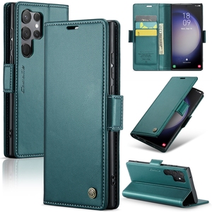 Nueva llegada para <span class=keywords><strong>Samsung</strong></span> <span class=keywords><strong>Galaxy</strong></span> S23 Ultra 5G CaseMe <span class=keywords><strong>023</strong></span> mariposa hebilla Litchi textura RFID antirrobo Funda de cuero para teléfono - Product Image 1