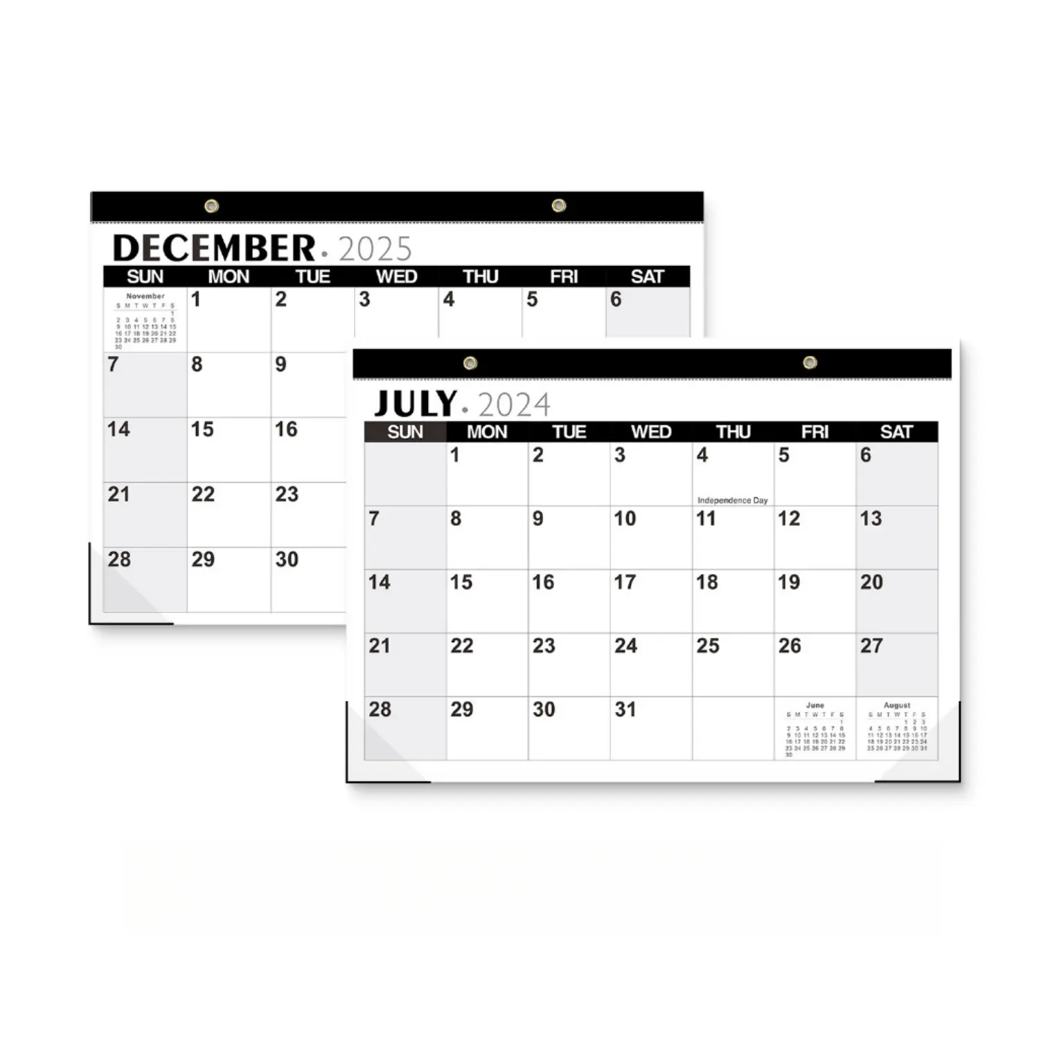 Customizable Traditional Vertical Wall Calendars High Quality Printing Design with Creative Colors