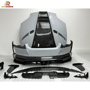 ชุดแต่งคาร์บอนไฟเบอร์แบบฟอร์จบางส่วนสไตล์ MSY สำหรับ Ferrari 812 GTS ประกอบด้วยกันชนหน้า ฝากระโปรง ล้อ ซุ้มล้อ ครอบกระจกมองข้าง - Product Image 6