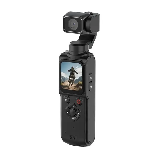 4K Wifi Pocket Vlogging Camera 330° Pocket Gimbal Camera Face Tracking 16x Zoom Displacement Image Stabilization Wifi Live