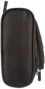 Échantillon gratuit Sac de rangement de voyage portable noir simple Sac de toilette portable pour homme Tissu Oxford Imperméable Sacs de toilette - Product Image 6