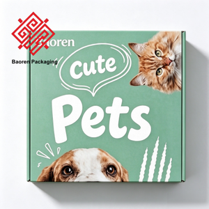 Caja de Cartón Corrugado para Envíos con Impresión a Todo Color Personalizada, Caja de Envío para Productos para Mascotas, Caja de Embalaje Plegable para Comercio Electrónico - Product Image 2