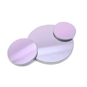 Round Plano AR/AR AR/DLC Coating 8-12um Custom Optical Infrared Protection Window Lens For Thermal Application