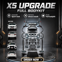 Kit de Conversión de Carrocería para BMW Serie X5 F15 2013-2018, Actualización a Estilo G05 LCI MT 2025