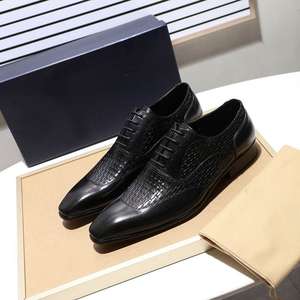 Zapatos de Cuero de Negocios para Hombre de Alta Calidad, Zapatos Casuales Hechos a Mano, Zapatos de Vestir de Piel de Vaca, Zapatos de Cuero Modernos para Hombre - Product Image 2